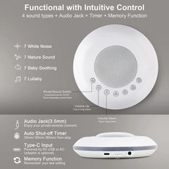 Sleep Aid Device for Kids with 28 Sounds